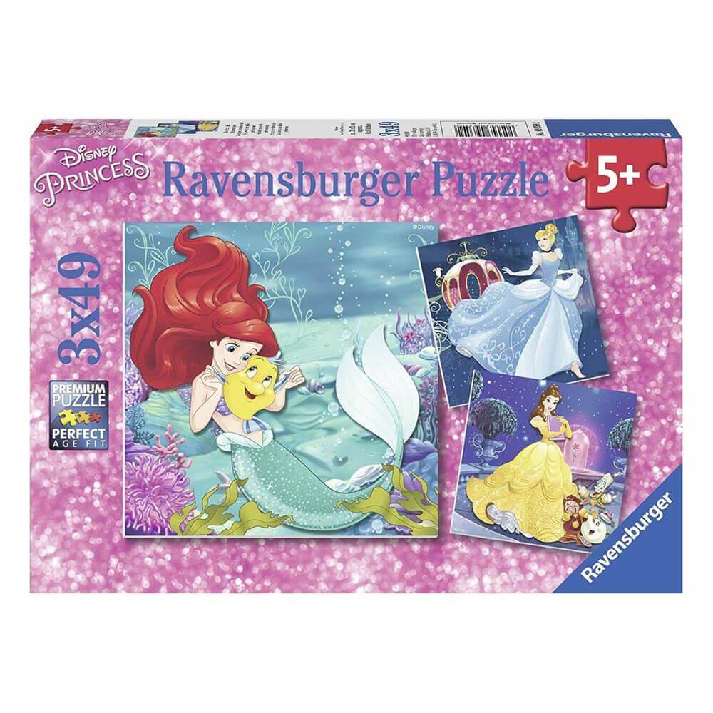 Disney Princess Adventure - 3x49pc Puzzle